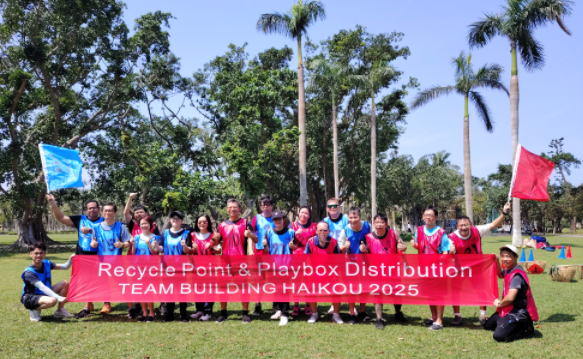 �¼���Recycle Point & Playbox Distrbution TEAM BUlDING HAIKOU 2025